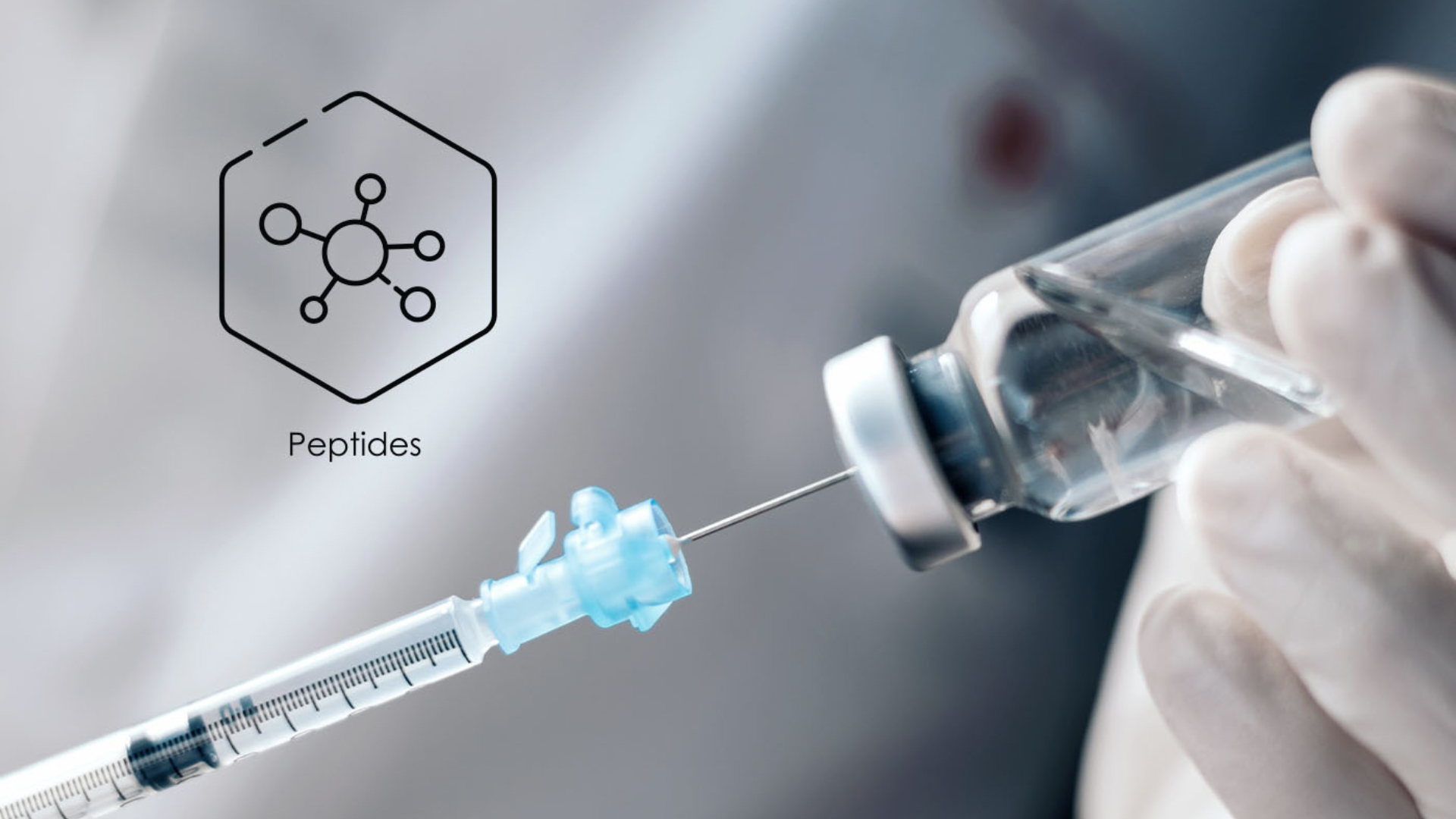Peptide therapy vials and medical supplies